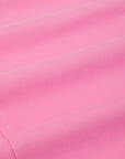 Work Pants in Bubblegum Pink fabric detail close up