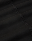 Denim Work Jacket in Basic Black fabric detail