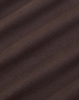 The Tank Top in Espresso Brown fabric detail