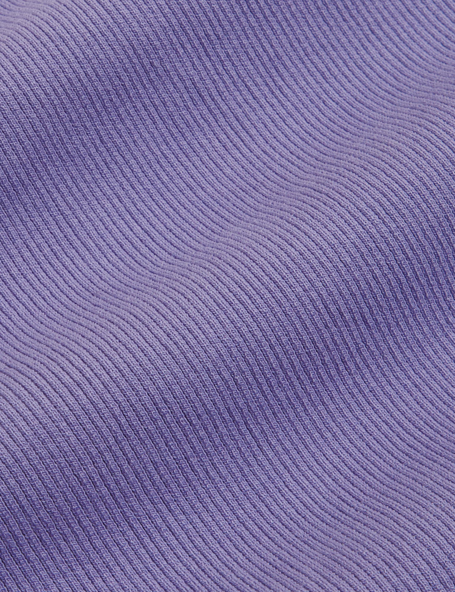 Sleeveless Essential Turtleneck in Faded Grape fabric detail