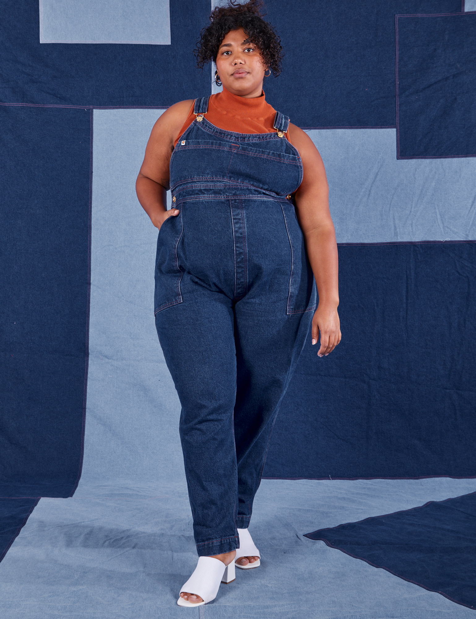 Plus size 2025 baggy overalls
