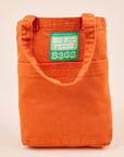 Mini Tote Bags in Burnt Orange