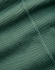 Wrap Top in Dark Emerald Green detail close up of fabric