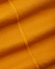 Wrap Top in Spicy Mustard detail close up of fabric