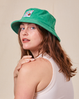 Big Bud Bucket Hat seafoam green worn by Allison