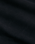 Tank Top in Basic Black fabric detail close up