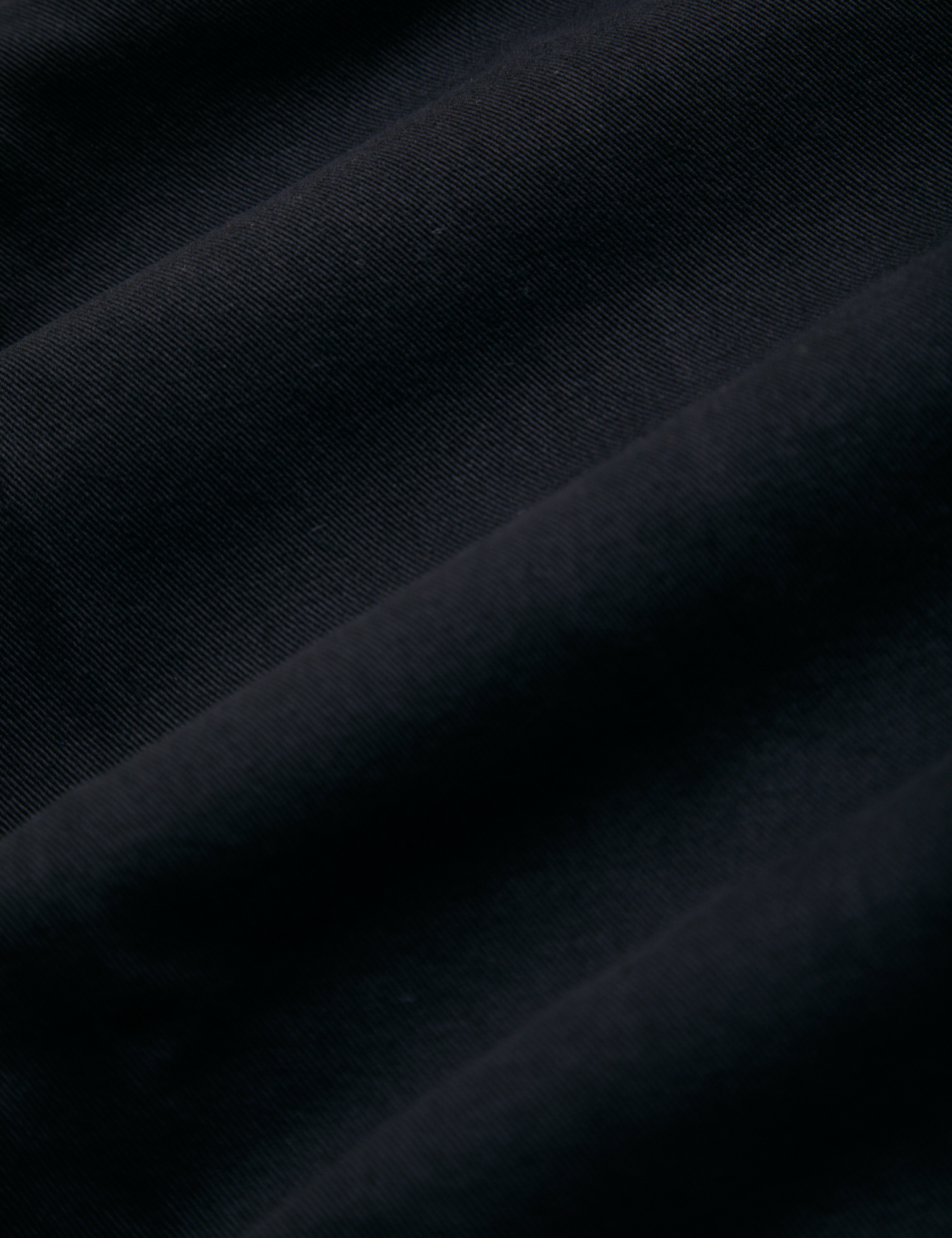 Work Pants in Basic Black detail close up of fabric
