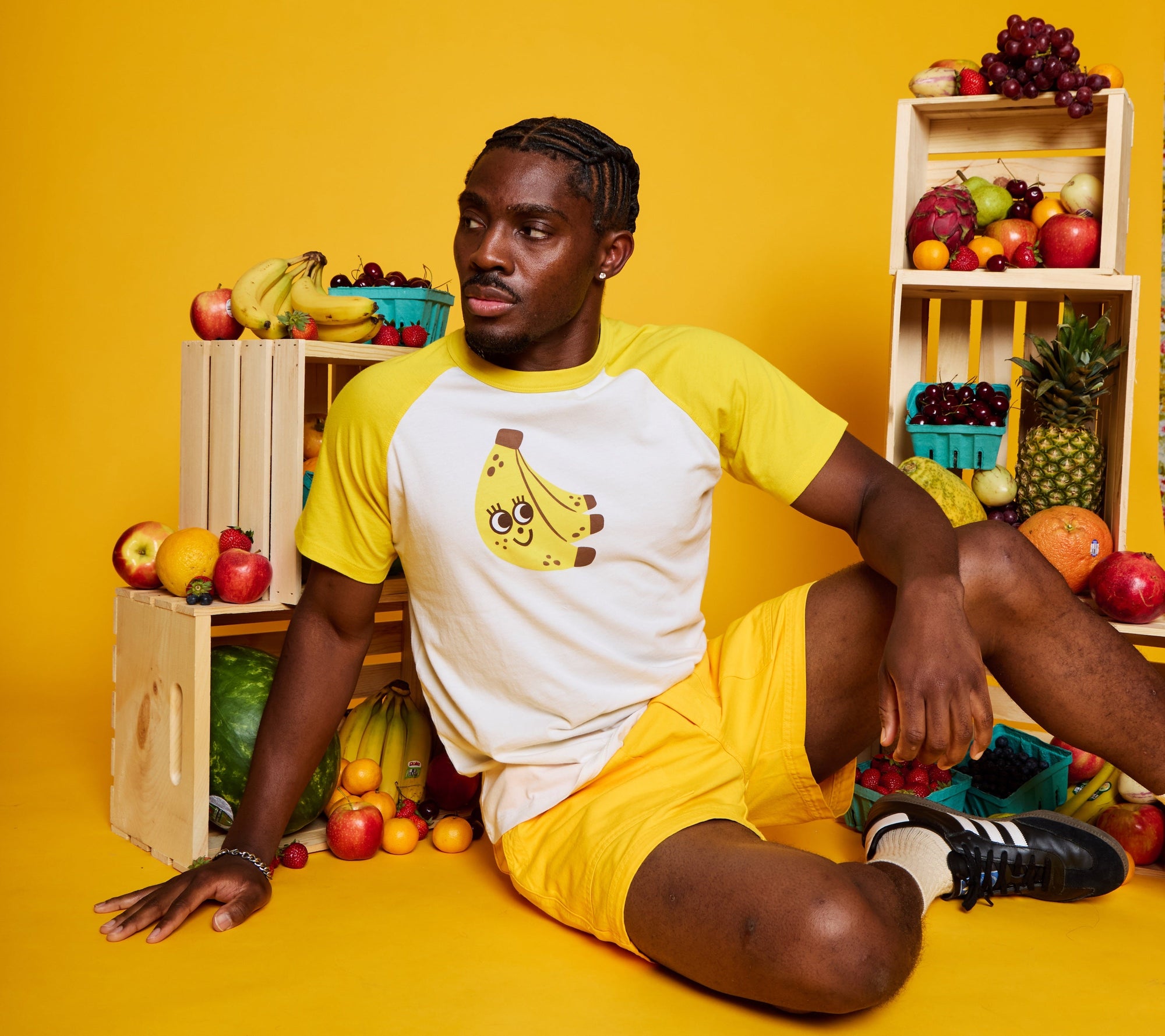 Produce Raglan Tees 🍎🍒🍊🍌🧅🧄