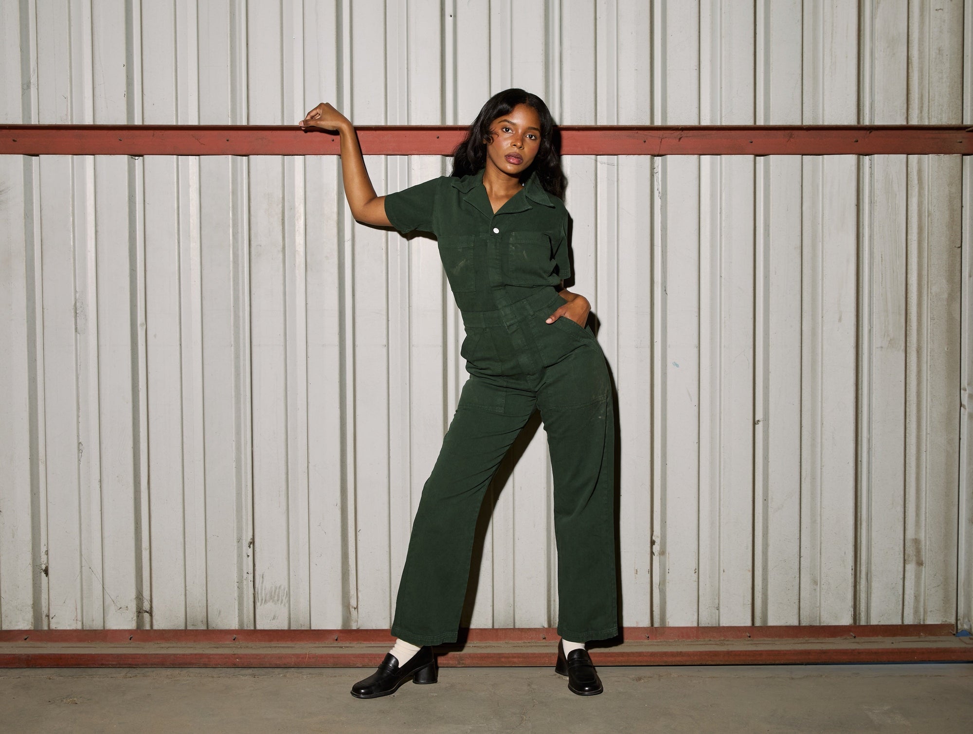 Kandia in Swamp Green