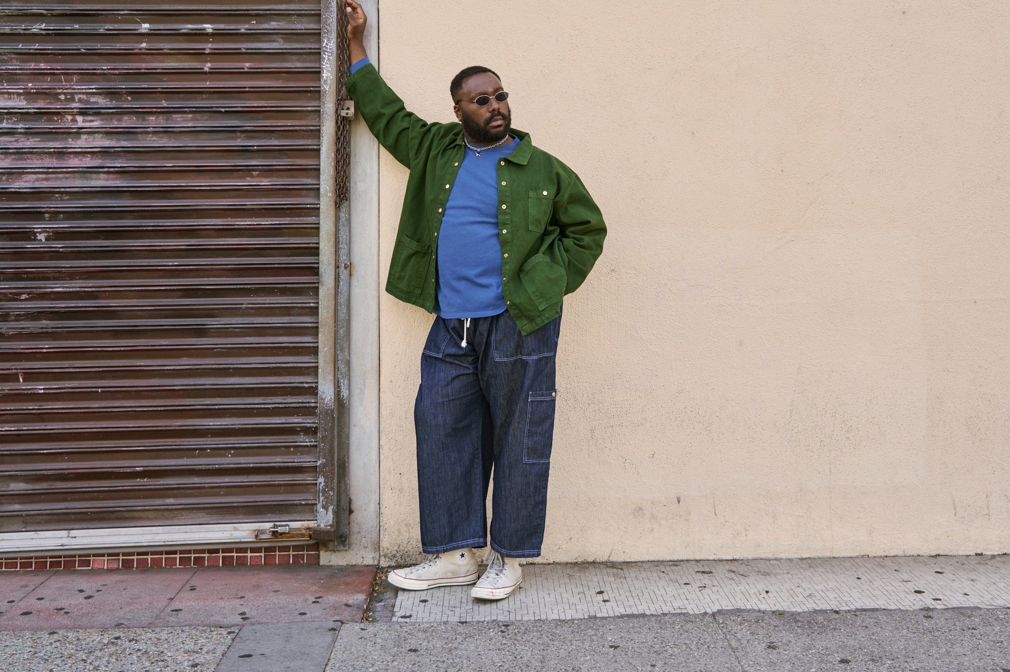 Denim Drop Pocket Cargo