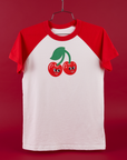 Produce Raglan Tee - Cherry