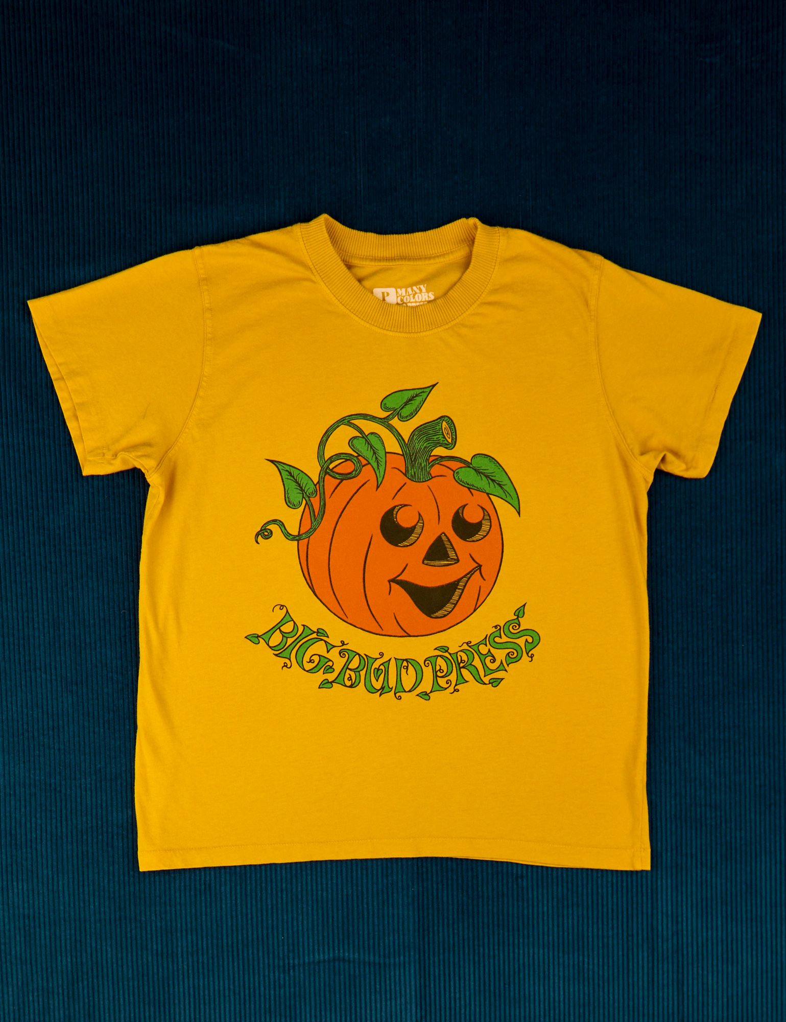  Halloween Organic Tee in Pumpkin