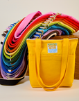 Over-Shoulder Zip Mini Tote in an array of colors