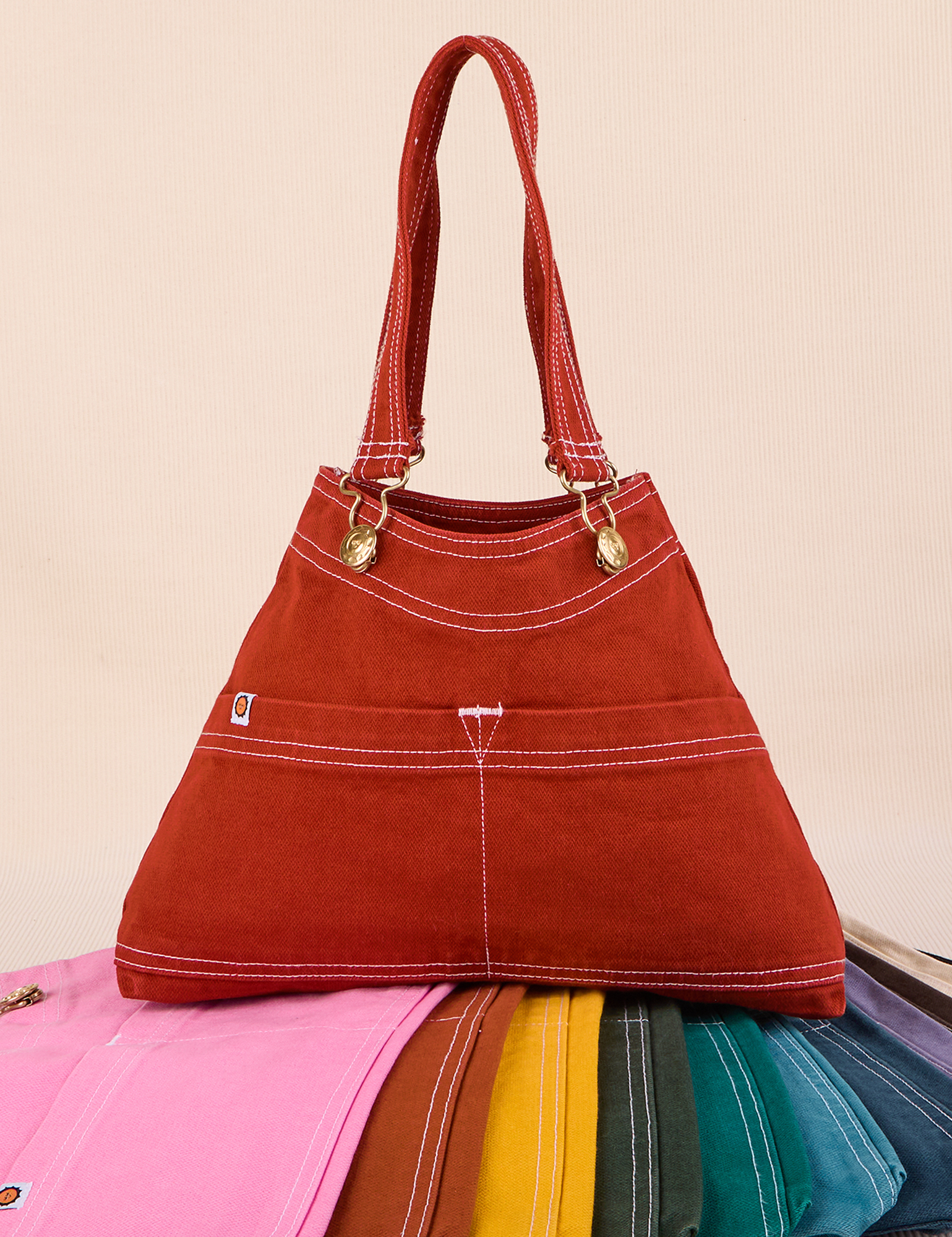 Overall Handbag in Paprika