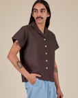 Pantry Button-Up - Espresso Brown