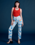 Work Pants - Sunny Cloud Airbrush