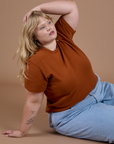 Burly Tee - Burnt Terracotta