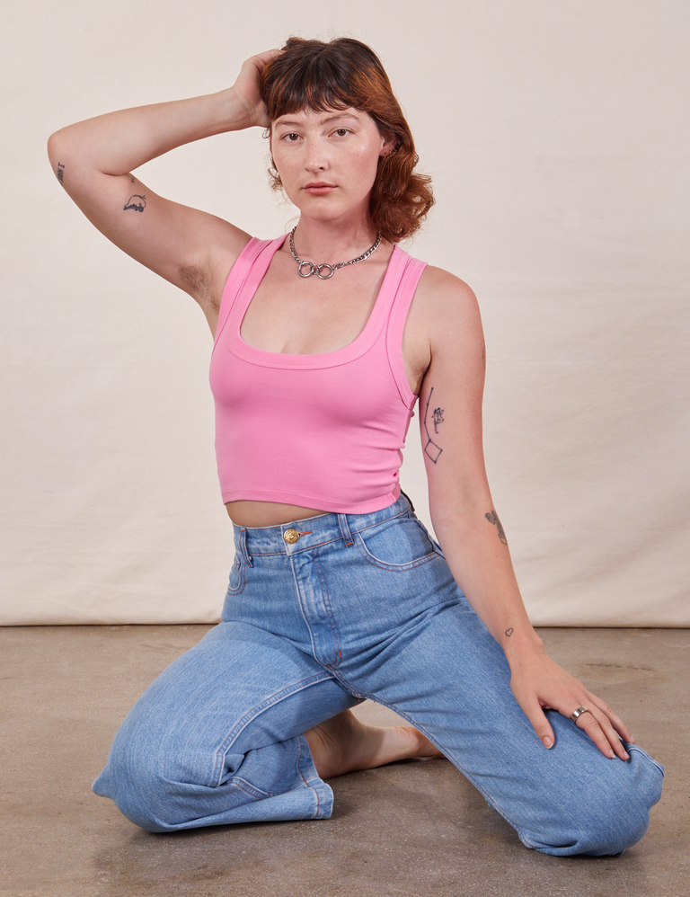 Bubblegum Pink Top-Bust 32 to 35
