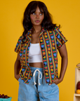 Fruit Fantasy Pantry Button-Up