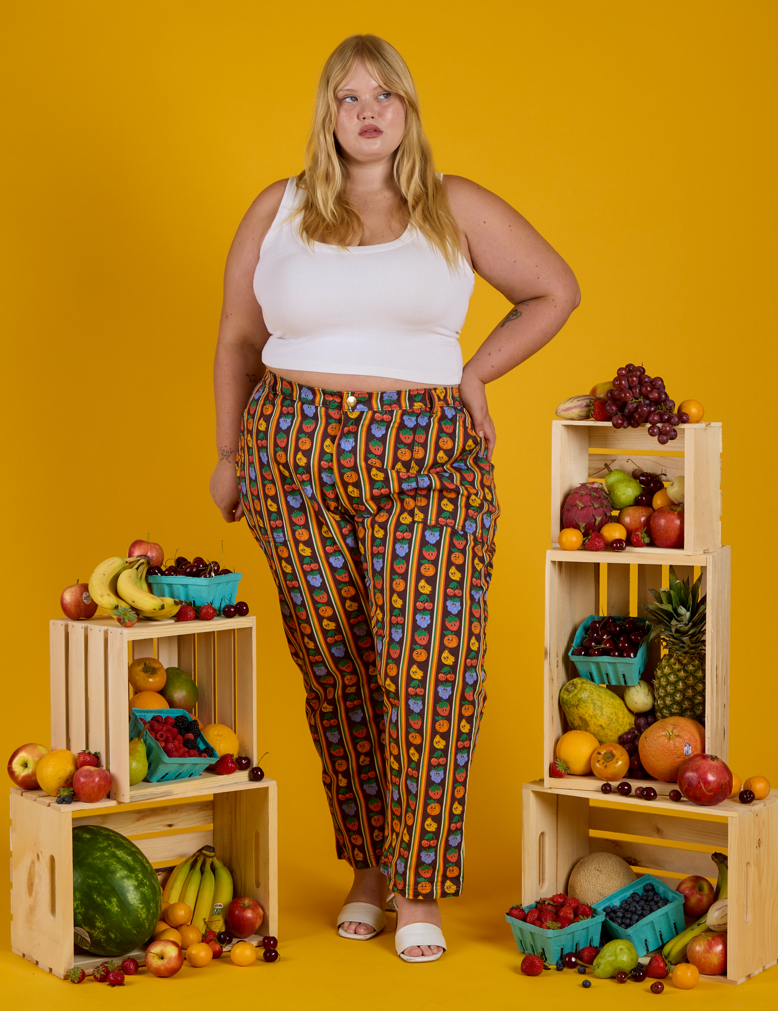Work Pants - Fruit Fantasy
