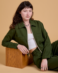 Heritage Mechanic Jacket in Evergreen on Alex