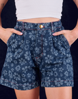 Lazy Daisy Denim Shorts worn by Alex