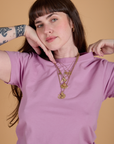 The Organic Vintage Tee - Lilac Purple