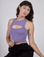 Alex is 5’8” and wearing P Porthole Tank in Faded Grape
