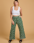 Printed Action Pants - Lucky (Green)