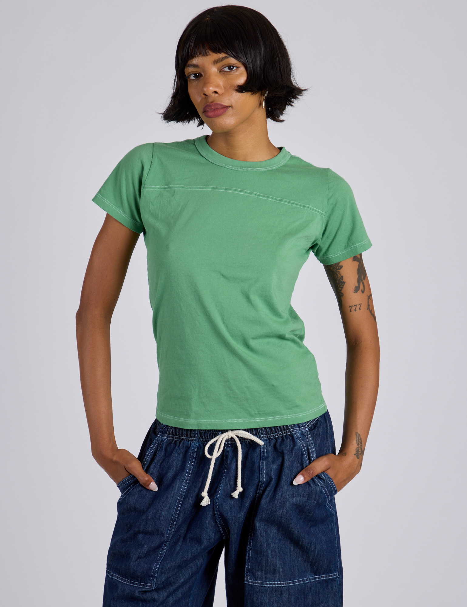 Jr. Varsity Tee - Seafoam Green