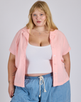 Pantry Button-Up - Baby Pink