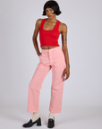 Work Pants - Baby Pink