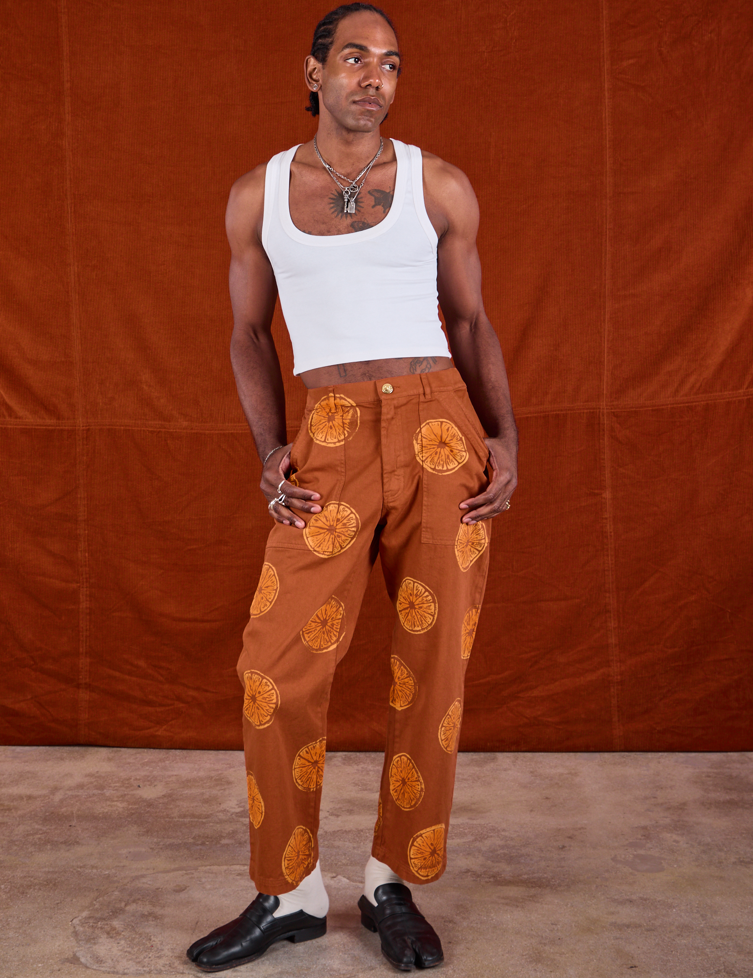 パンツ argue BUFFY VINTAGE PANTS DARK CAMEL Feb2021Session2018_TMHILHPS20_