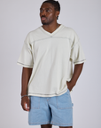 Burly Jersey - Vintage Tee White