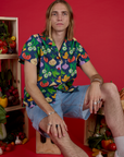 Veggie Village Pantry Button-Up