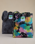 Everyday Tote in Black Magic Waters and Rainbow Magic Waters