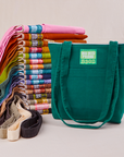 Over-Shoulder Zip Mini Tote in a rainbow of colors