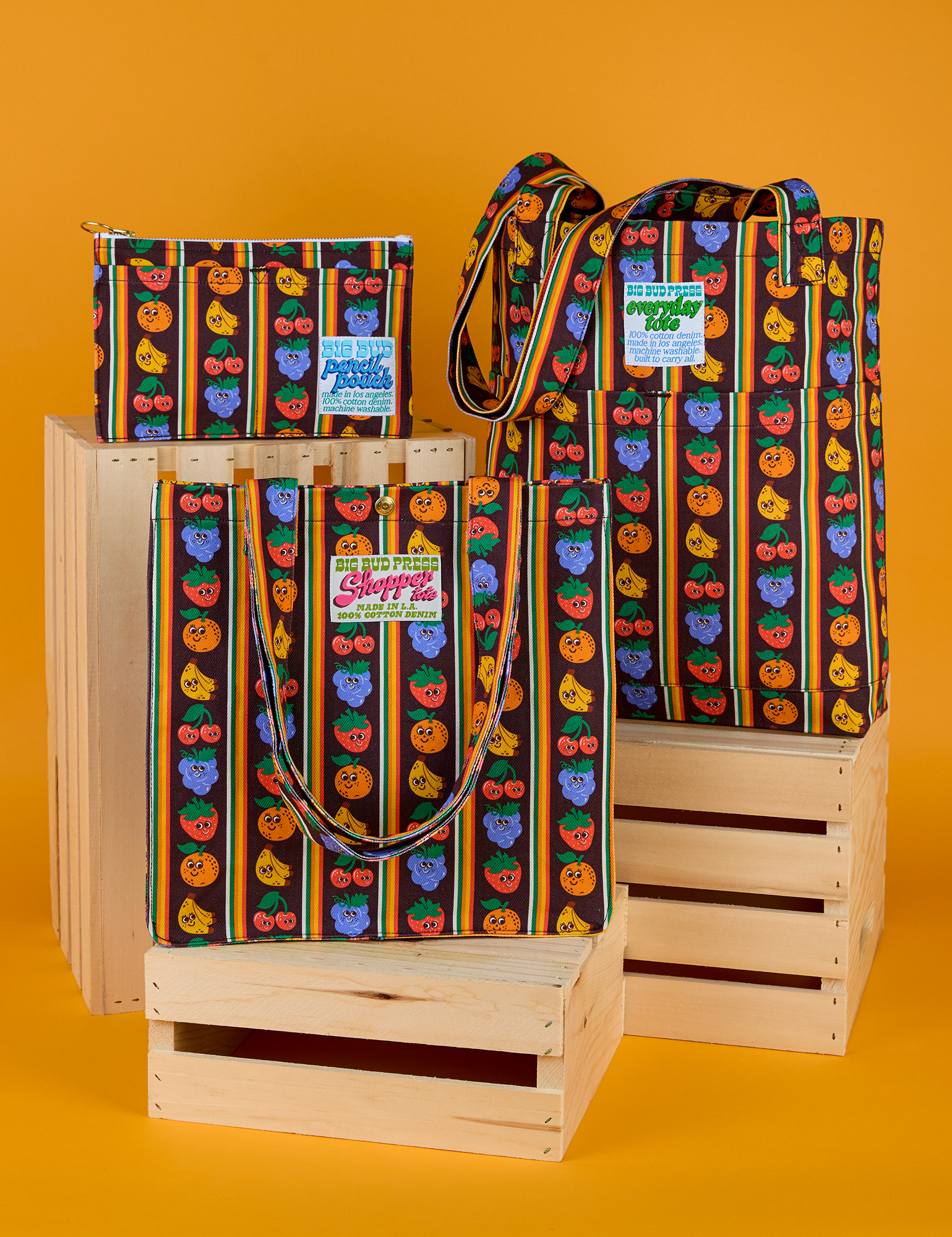Fruit Fantasy Printed Bags