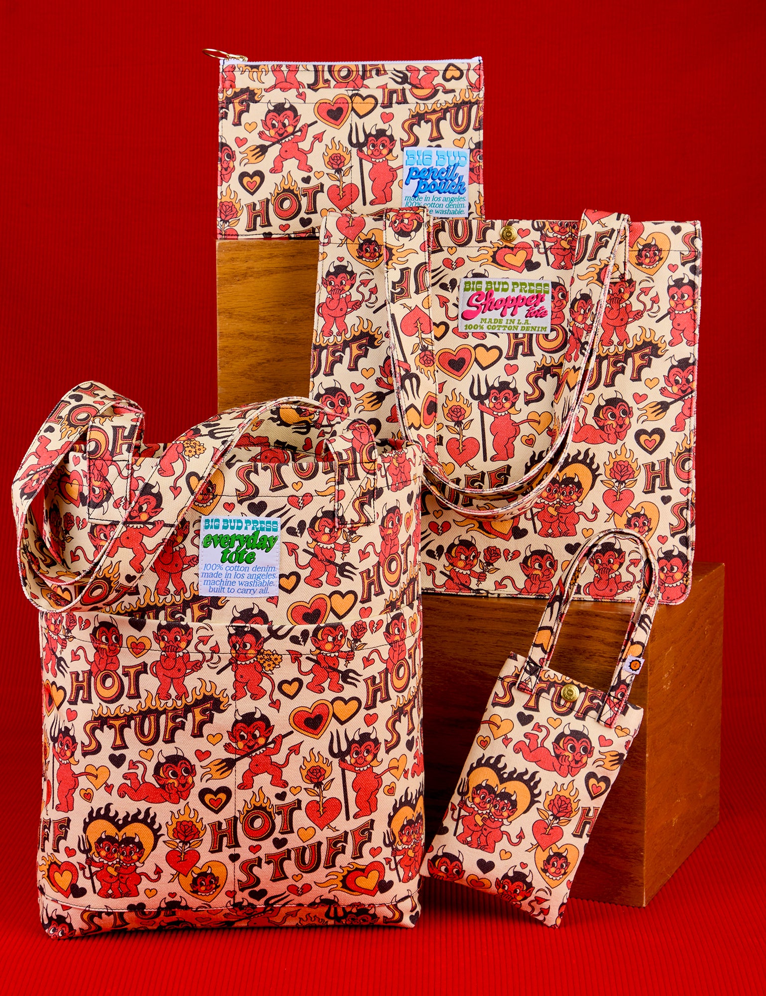 Hot Stuff Printed Bags