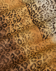 Fabric close up of the Leopard Drop Pocket Pant