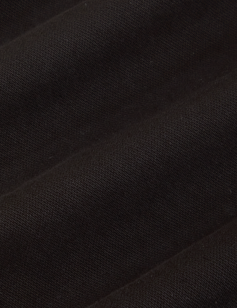 Original Overalls in Mono Black fabric detail close up