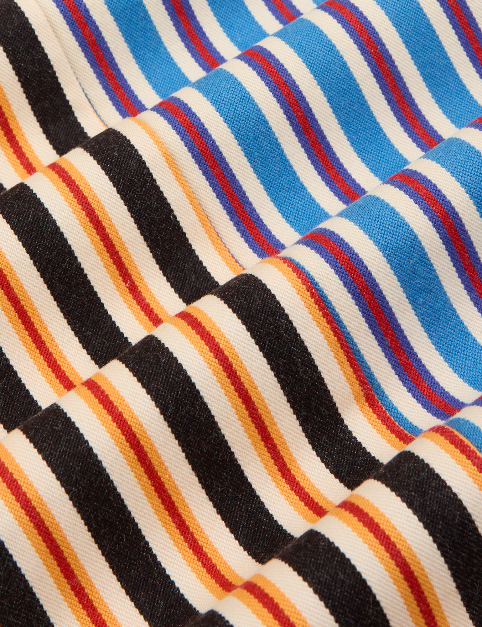 Mixed Stripe Work Pants fabric detail close up