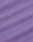 Overdyed Wide Leg Trousers in Faded Grape fabric detail close up