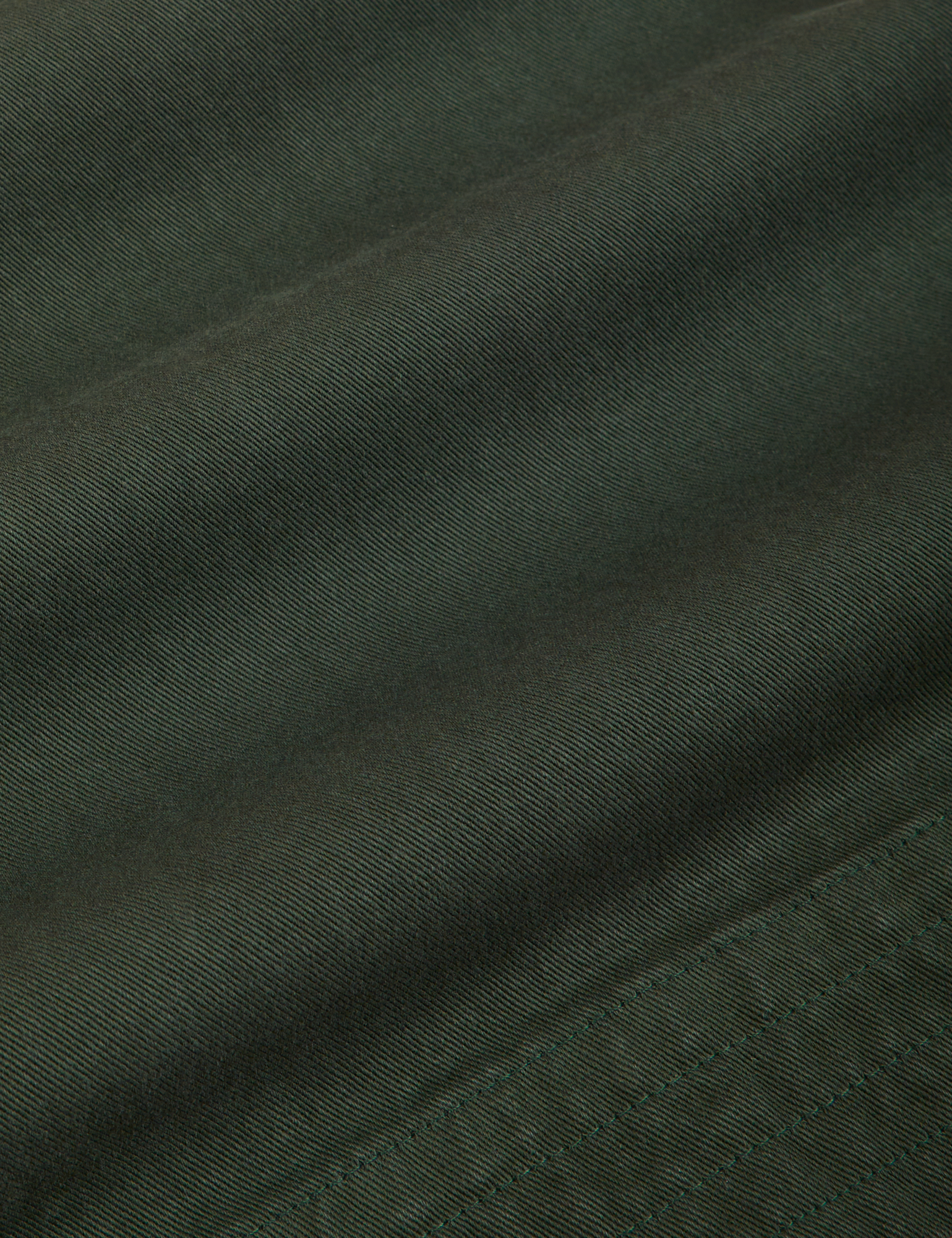 Action Pants in Swamp Green fabric detail close up