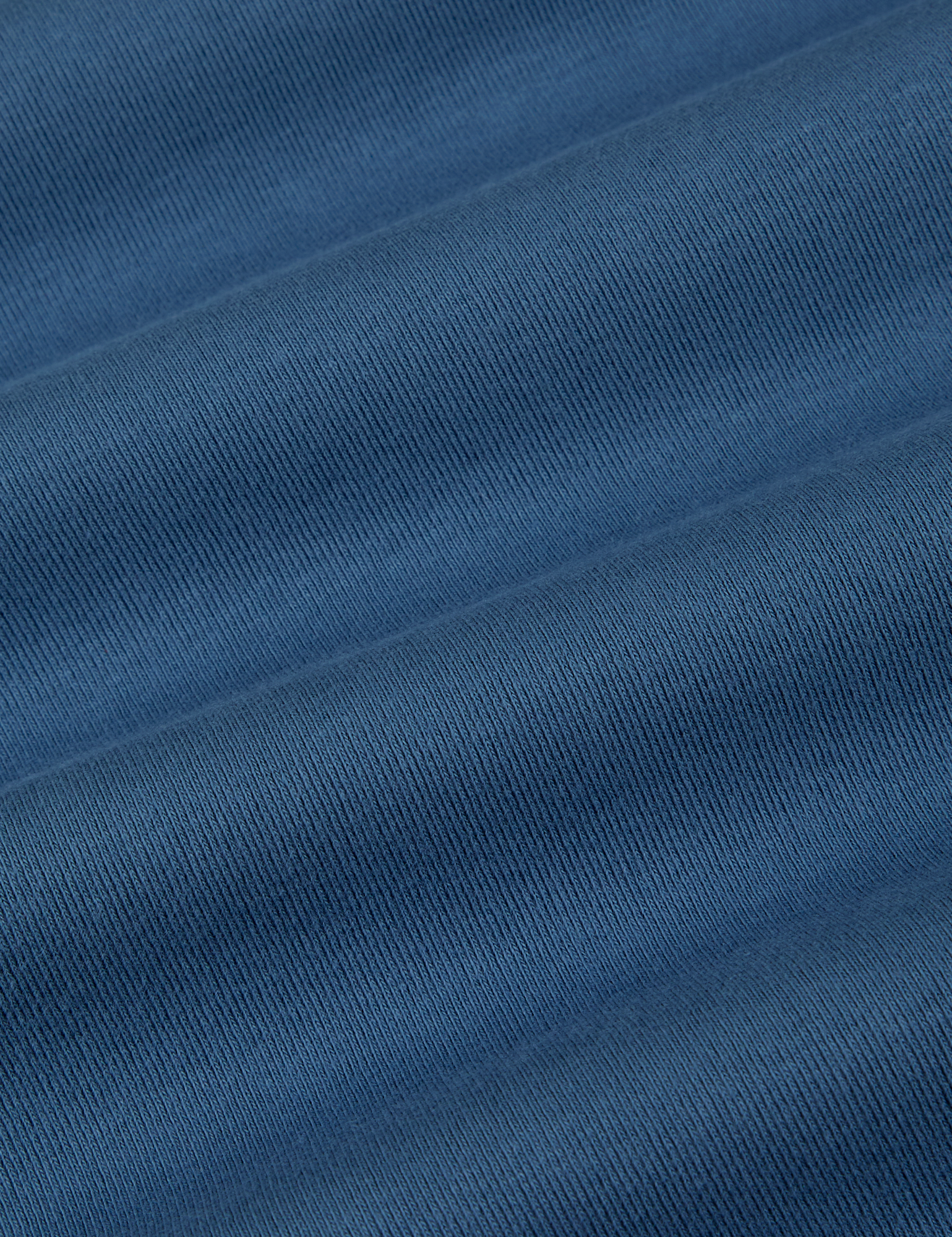 Baby Tee in French Blue fabric detail close up