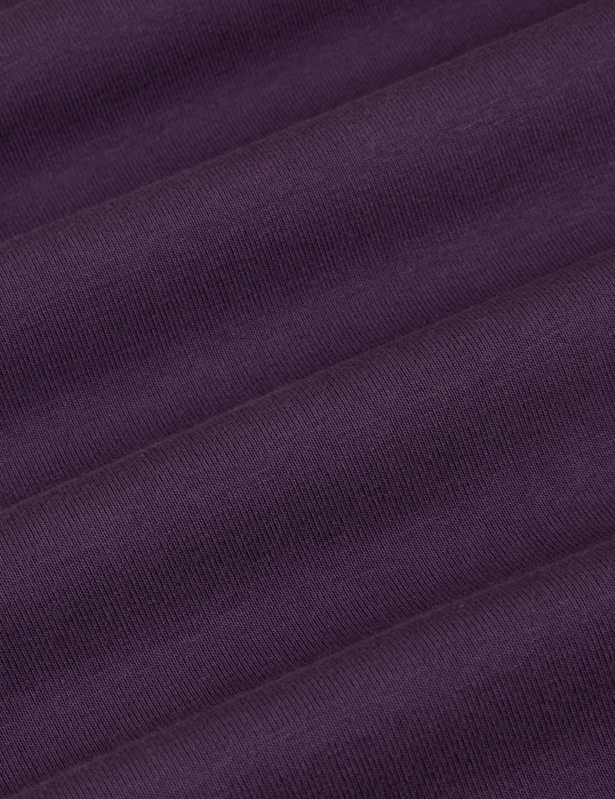 Baby Tee in Nebula Purple fabric detail close up