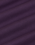 Baby Tee in Nebula Purple fabric detail close up