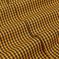 Ricky Jacket in Checker Yellow fabric detail close up