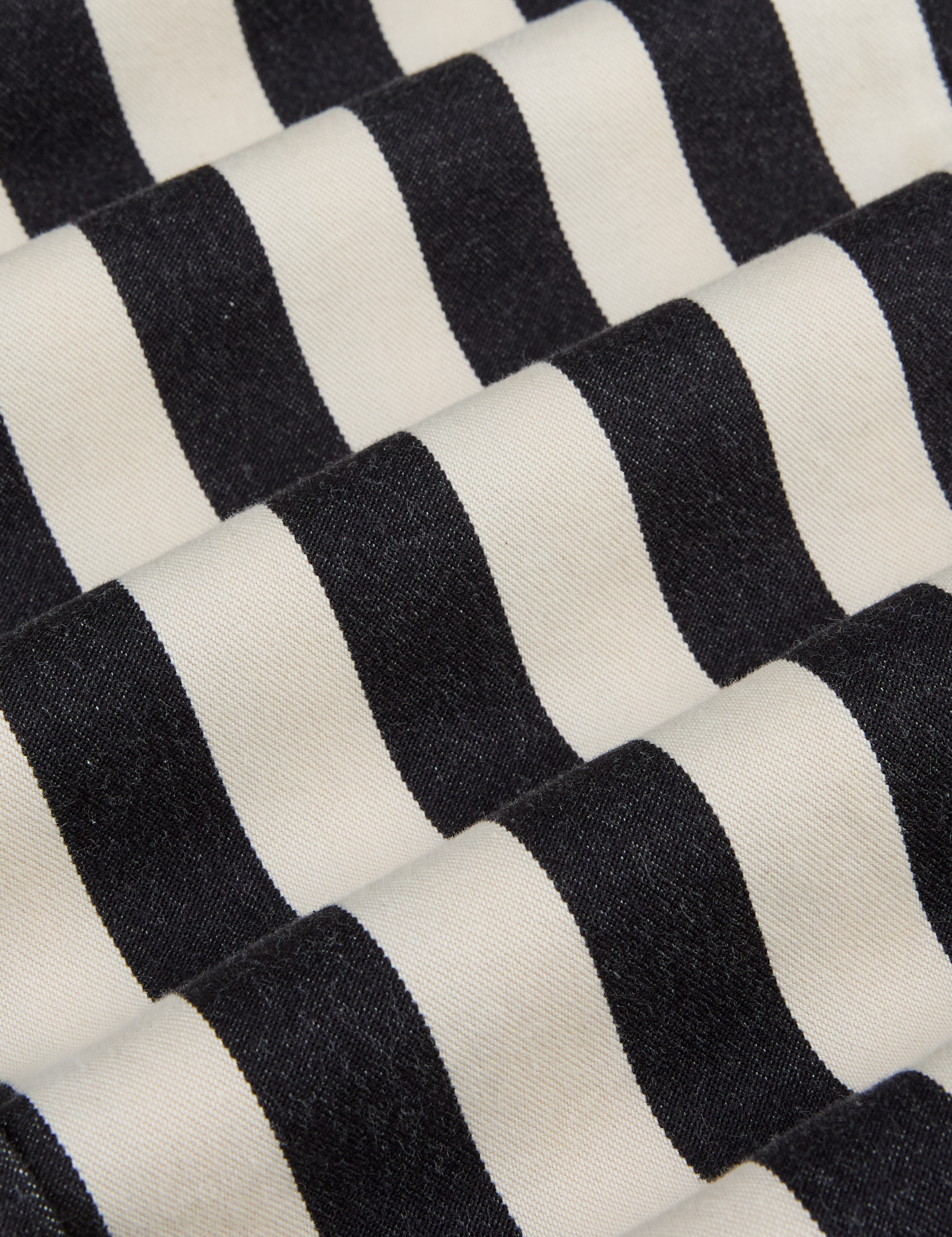 Black Stripe Work Pants - Natural