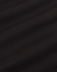 Denim Trouser Jeans in Black fabric detail close up